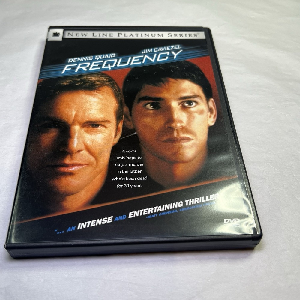 Frequency New Line Platinum Series DVD 2000 PG13 Dennis Quaid Jim‎ Caviezel